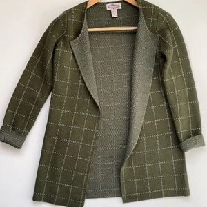 Anthropology Oliver by Escio Green Cardigan